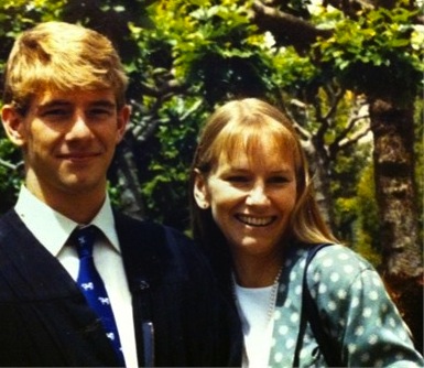 Virginia Lee Toombs, with son Cameron